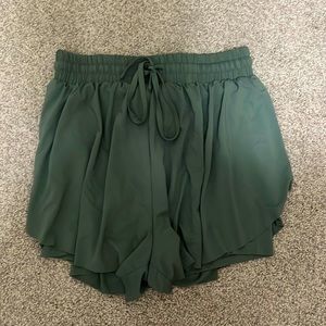 Altr’d state sage green butterfly shorts